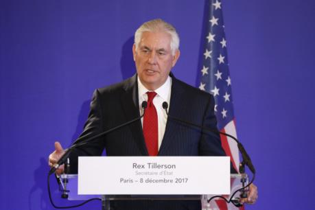 Ngoại trưởng Mỹ: Tình trạng cuối cùng của Jerusalem sẽ do Israel và Palestine đàm phán