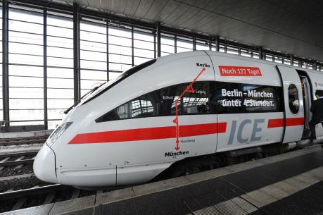 Đức khánh thành tuyến đường sắt cao tốc mới nối Berlin và Munich