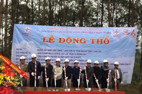 Khởi công dự án đường dây 220kV Bắc Giang - Lạng Sơn