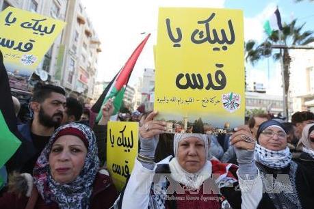 Hàng nghìn người Indonesia biểu tình phản đối quyết định của Mỹ về Jerusalem