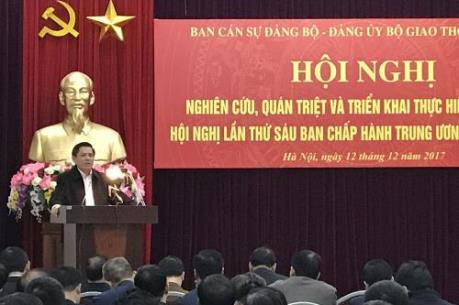 Bộ Giao thông Vận tải triển khai Nghị quyết Hội nghị Trung ương 6 khóa XII