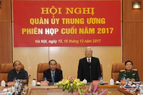 Tổng Bí thư Nguyễn Phú Trọng chủ trì Hội nghị Quân ủy Trung ương