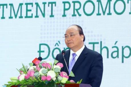 Thủ tướng Nguyễn Xuân Phúc: Các nhà đầu tư hãy coi Đồng Tháp là quê hương thứ hai của mình