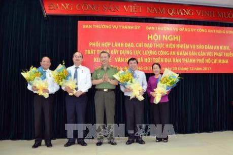 Phối hợp lãnh đạo bảo đảm an ninh trật tự trên địa bàn Thành phố Hồ Chí Minh