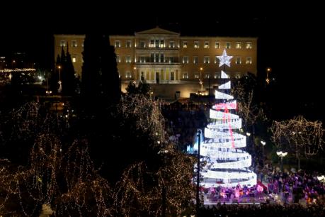 Giáng sinh ấm tình người tại thủ đô của Hy Lạp