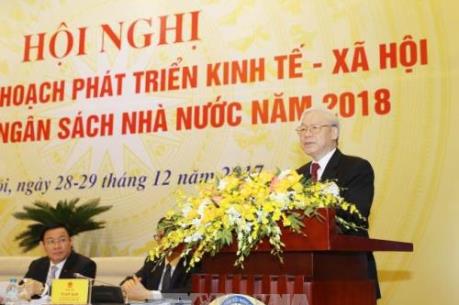 Tổng Bí thư Nguyễn Phú Trọng: Phát triển nhanh và bền vững hơn, không để tụt hậu