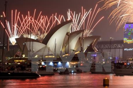 Nhiều nơi trên thế giới bắt đầu chào đón Năm mới 2018