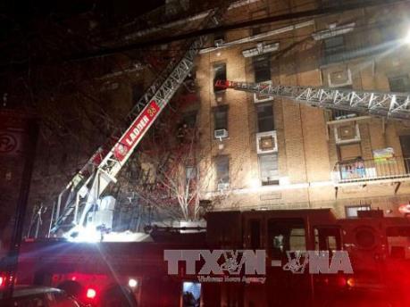 Lại xảy ra hỏa hoạn lớn ở New York, hàng chục người bị thương