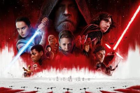 Top 10 phim ăn khách: "Star Wars: The Last Jedi" giữ vững ngôi vương trong tuần nghỉ lễ
