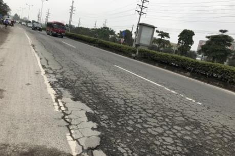 Dự án BOT Quốc lộ 2 xuống cấp nghiêm trọng do chưa được cấp tiền sửa chữa