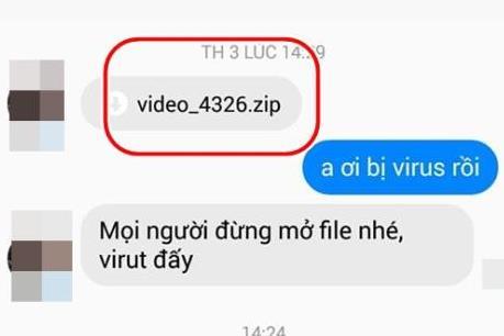 Đã ngăn chặn các liên kết và tệp gây hại trên Facebook và Messenger