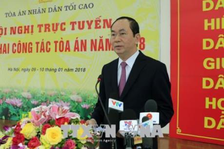 Chủ tịch nước Trần Đại Quang: Tập trung xét xử nghiêm minh các vụ án kinh tế, tham nhũng