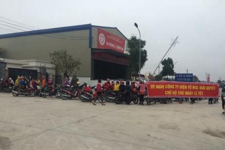 Hơn 400 công nhân Công ty TNHH kỹ thuật điện tử MLS Việt Nam trở lại làm việc