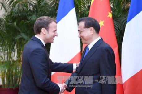 Thủ tướng Lý Khắc Cường hoan nghênh Pháp mở rộng đầu tư và xuất khẩu sang Trung Quốc