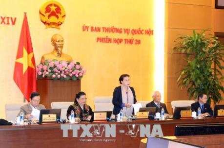 Khai mạc phiên họp thứ 20 của Ủy ban Thường vụ Quốc hội
