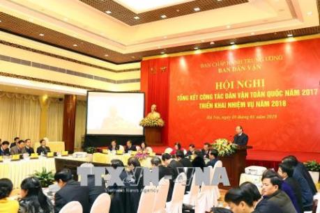 Công tác dân vận đã đóng góp rất lớn vào sự phát triển của đất nước