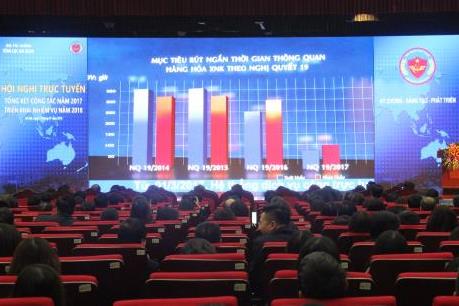 Năm 2018, ngành hải quan phấn đấu tăng thu ngân sách từ 3 đến 5% dự toán