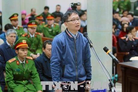 Ngày 24/1, Trịnh Xuân Thanh tiếp tục ra hầu tòa trong vụ tham ô tài sản tại PVP Land