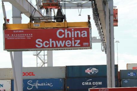 Thụy Sỹ đón nhận lượng hàng hóa kỷ lục từ Trung Quốc