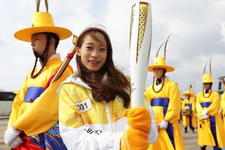 Hành trình vượt hơn 2.000 km của ngọn đuốc Olympic mùa Đông PyeongChang