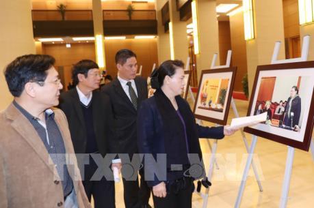 Chủ tịch Quốc hội Nguyễn Thị Kim Ngân dự tổng duyệt hoạt động của Hội nghị APPF-26