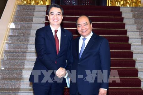 Thủ tướng Nguyễn Xuân Phúc tiếp Tổng Giám đốc Công ty Công nghiệp nặng Doosan Việt Nam