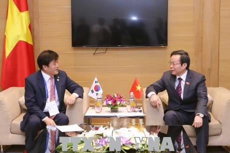 APPF-26: Phó Chủ tịch Quốc hội Phùng Quốc Hiển tiếp Đoàn đại biểu Quốc hội Hàn Quốc