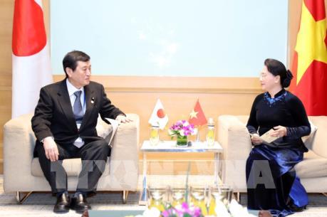 Chủ tịch Quốc hội Nguyễn Thị Kim Ngân tiếp Trưởng đoàn Nghị viện Nhật Bản