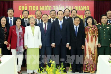 Chủ tịch nước Trần Đại Quang làm việc với Hội Luật gia Việt Nam