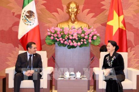 Chủ tịch Quốc hội Nguyễn Thị Kim Ngân tiếp Chủ tịch Thượng viện Mexico