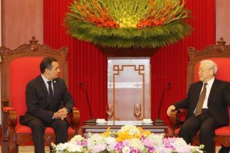 Tổng Bí thư Nguyễn Phú Trọng tiếp Chủ tịch Thượng viện Mexico