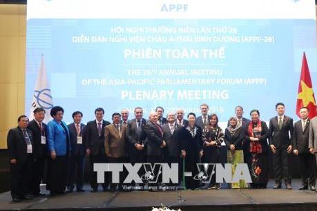 Thông cáo chung Hội nghị thường niên lần thứ 26 Diễn đàn Nghị viện châu Á-Thái Bình Dương