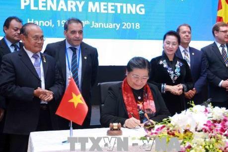 Tuyên bố Hà Nội " Tầm nhìn mới cho Quan hệ đối tác Nghị viện châu Á - Thái Bình Dương”