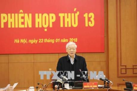 Phát biểu của Tổng Bí thư tại cuộc họp Ban Chỉ đạo Trung ương về phòng, chống tham nhũng