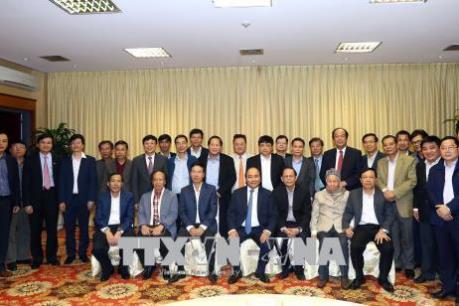 Thủ tướng Nguyễn Xuân Phúc gặp mặt lãnh đạo các cơ quan thông tấn, báo chí
