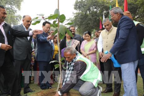 Bộ trưởng Trần Hồng Hà tham dự lễ khánh thành Công viên hữu nghị Ấn Độ - ASEAN