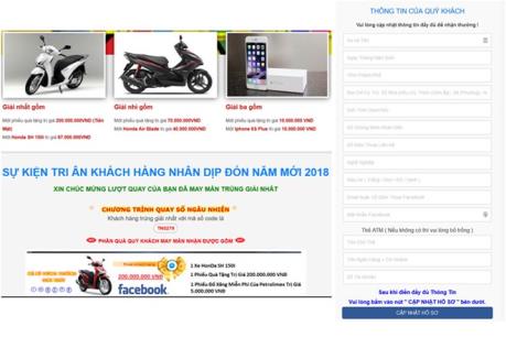 Phát hiện 700 tên miền điện tử được sử dụng để lừa đảo khách hàng nhân dịp Tết