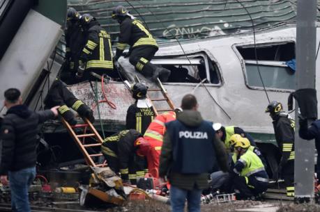 Tai nạn đường sắt nghiêm trọng tại ngoại ô Milan khiến hơn 100 người thương vong