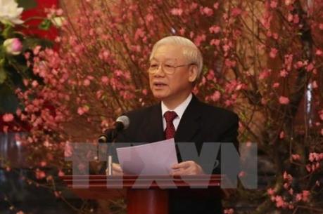 Tổng Bí thư Nguyễn Phú Trọng trả lời phỏng vấn của TTXVN nhân dịp Xuân Mậu Tuất 2018