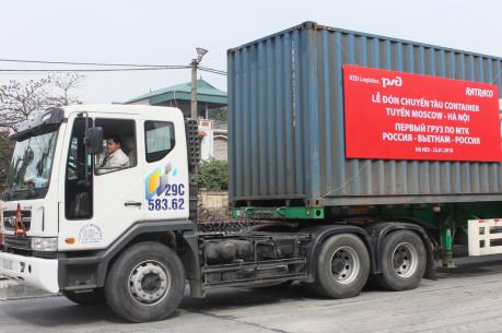 Lần đầu tiên đường sắt mở tuyến vận tải container từ Nga về Việt Nam