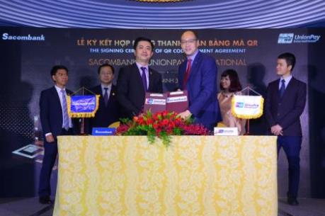 Ngân hàng đầu tiên tại Việt Nam triển khai thanh toán bằng mã QR của UnionPay