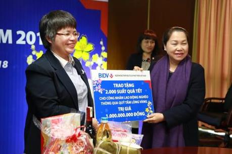 BIDV dành tặng 24.000 suất quà Tết trị giá 12 tỷ đồng cho người nghèo