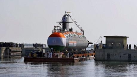 Ấn Độ hạ thủy tàu ngầm lớp Scorpene thứ 3