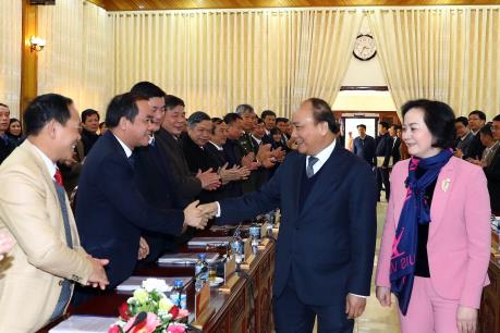 Thủ Tướng Nguyễn Xuân Phúc thăm và làm việc tại Yên Bái