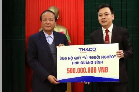 Thaco ủng hộ 25 tỷ đồng cho người nghèo ăn Tết