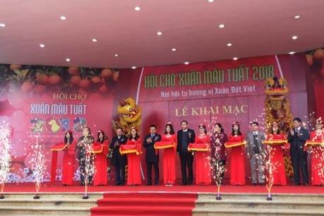 Khai mạc hội chợ Xuân Mậu Tuất dành cho nông sản
