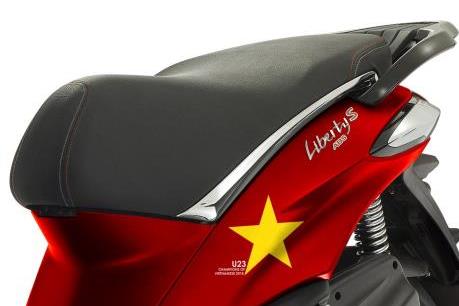 Piaggio ra mắt phiên bản Liberty dành cho fan hâm mộ U23 Việt Nam