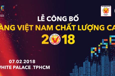 Trao chứng nhận nhãn Hàng Việt Nam chất lượng cao cho 640 doanh nghiệp