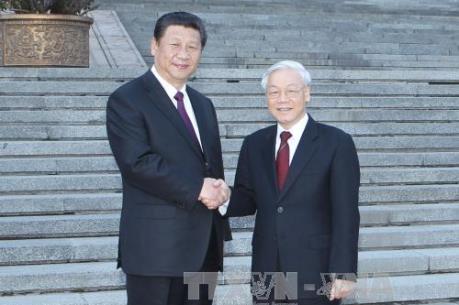 Tổng Bí thư Nguyễn Phú Trọng và Chủ tịch Tập Cận Bình gửi Thư chúc mừng Năm mới Mậu Tuất