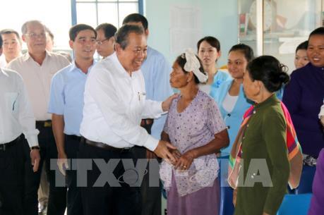 Phó Thủ tướng Trương Hòa Bình thăm và chúc Tết tỉnh Bình Thuận